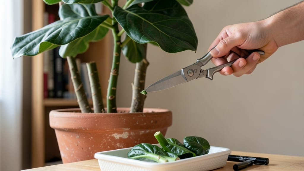 How to Cut a Fiddle Leaf Fig Plant: Precision Trimming for Bushier Growth