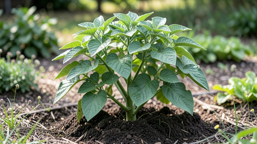 Potato Healthy Leaf: Copper Spray Protocol for Fungal Spot Prevention