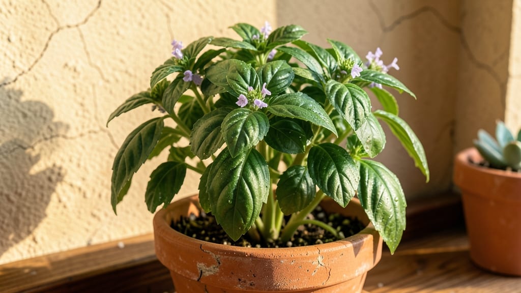 Lettuce Leaf Basil Plant: Fast-Growing Harvest in 3 Weeks