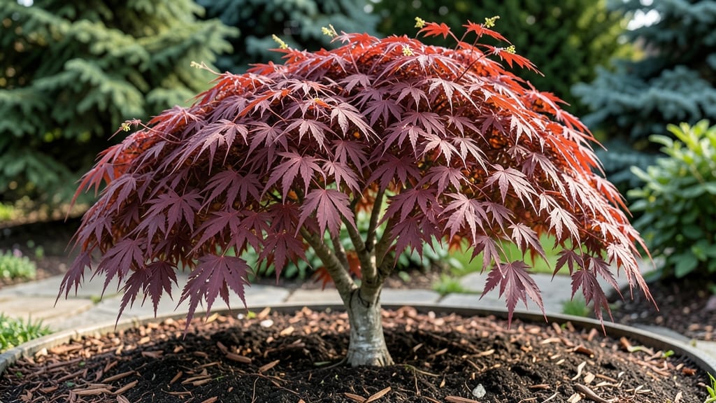 Laceleaf Weeping Japanese Red Maple Tree: Pruning Guide for Graceful Year-Round Shape