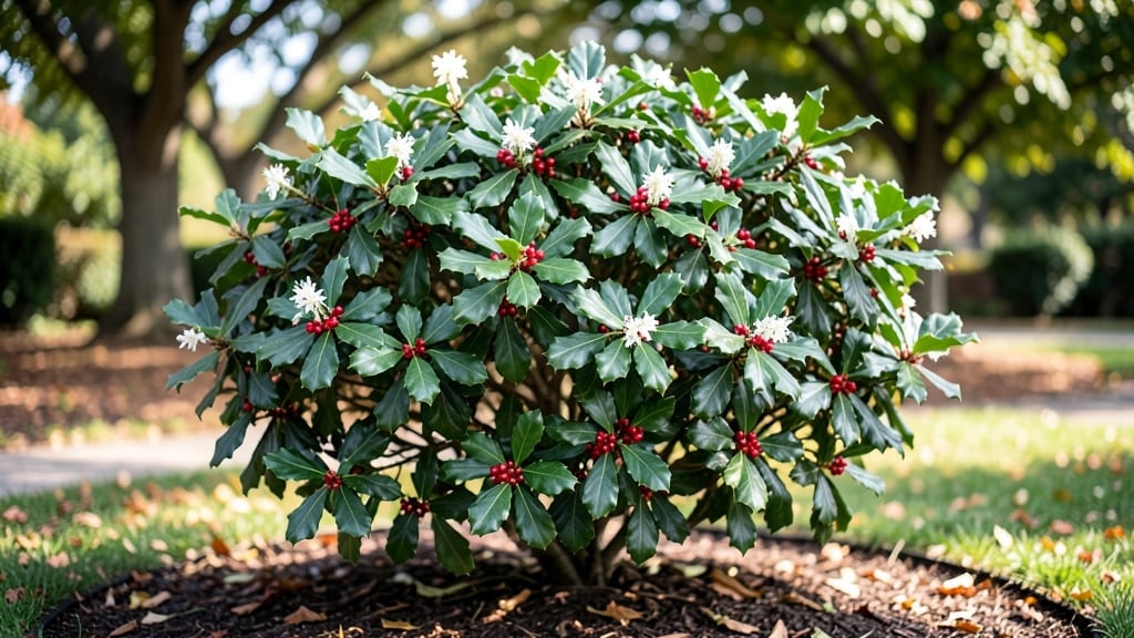 Oak Leaf Holly Growth Rate: Yearly Height and Spread Insights