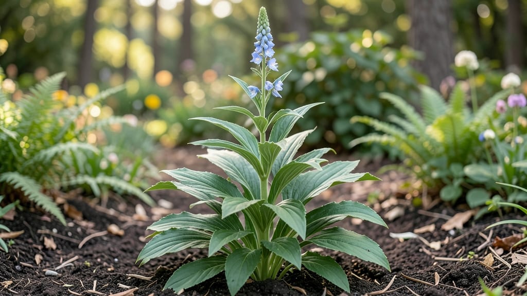 Delphinium Leaf Identification: Serrated Edges and Vein Patterns Decoded