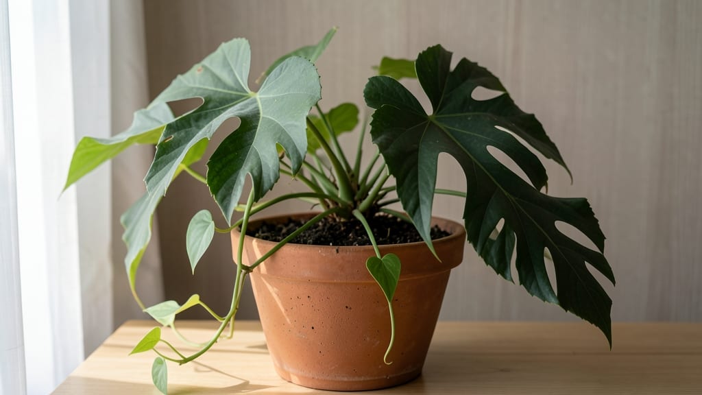 Split Leaf Philodendrum: Revive Browning Edges With Copper Spray Cure