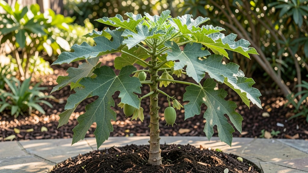 Oak Leaf Papaya Growing Guide: Year-Round Tropical Foliage Secrets