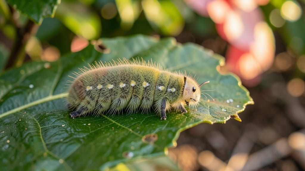 Hibiscus Leaf Caterpillar: Organic Spray Cure for Crispy Edge Damage