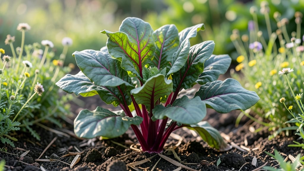 Leafy Green Red Stem Plant: Cold-Hardy Perennial for Year-Round Garden Drama