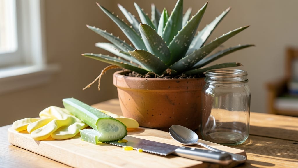 How to Extract Gel From Aloe Leaf: Clean and Clear Extraction in Minutes