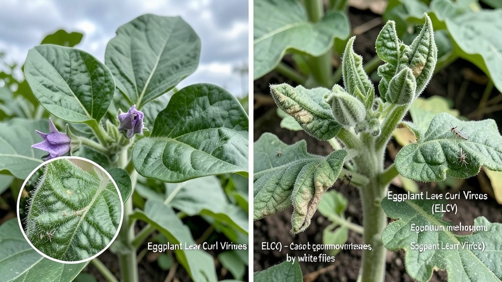 Eggplant Leaf Curl Virus: Copper Spray Defense for Crispy Edge Rescue