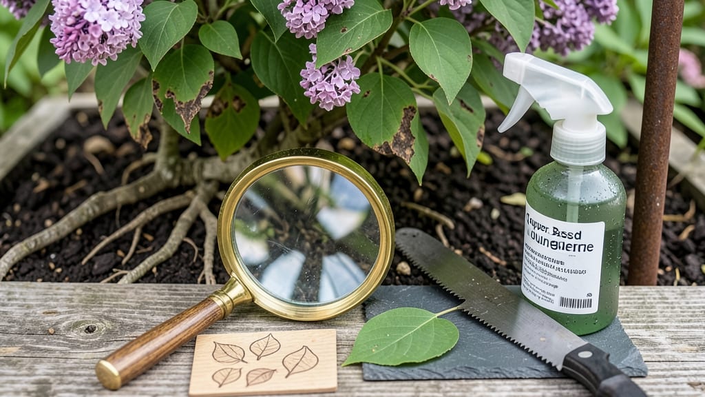 Leaf Blight Lilac Bush Diseases: Targeted Fungicide Solutions for Healthy Foliage