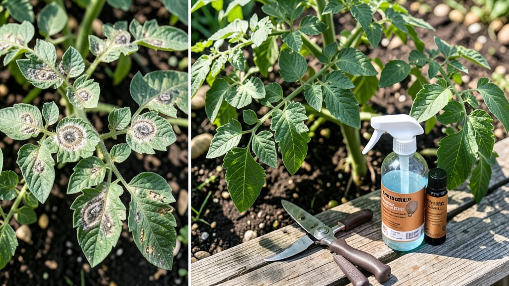 Gray Leaf Spot On Tomato Leaves: Baking Soda Spray Fix for Fungal Spots