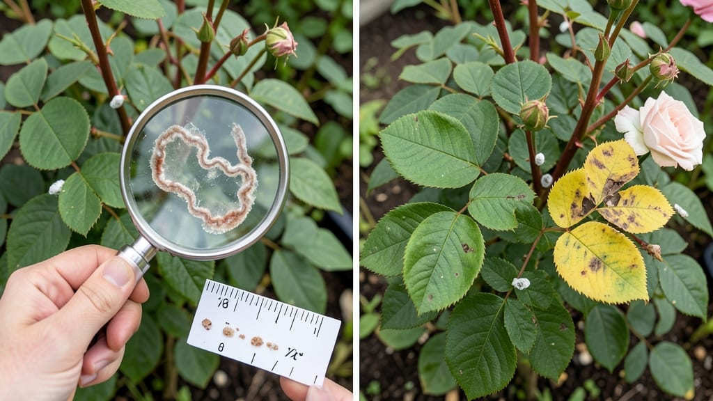 Rose Leaf Miner Control: Copper Spray Protocol for Fungal Spot Eradication