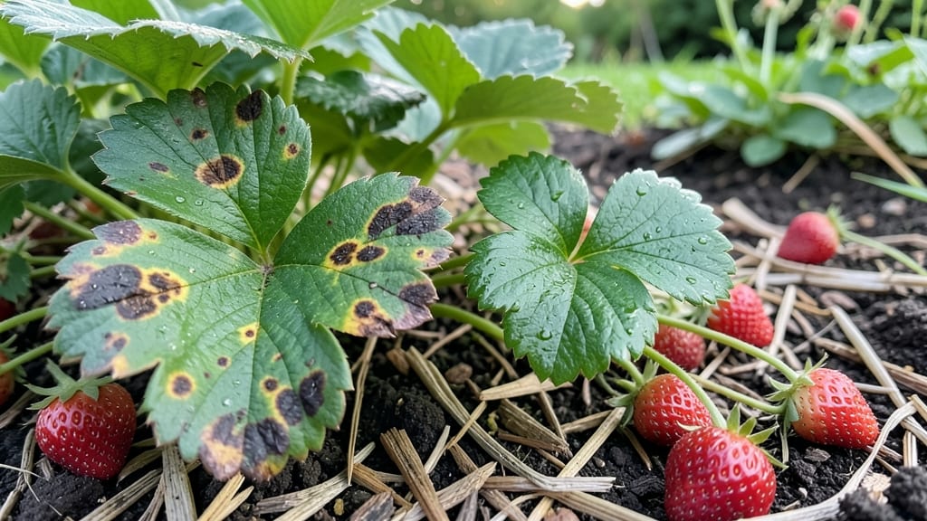 Leaf Spot on Strawberry Plants: Copper Spray Fix for Spotless Revival in 1 Week