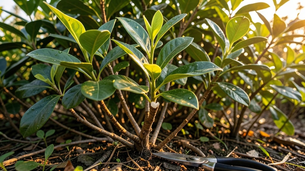 Spring Flush Pruning for New Growth
