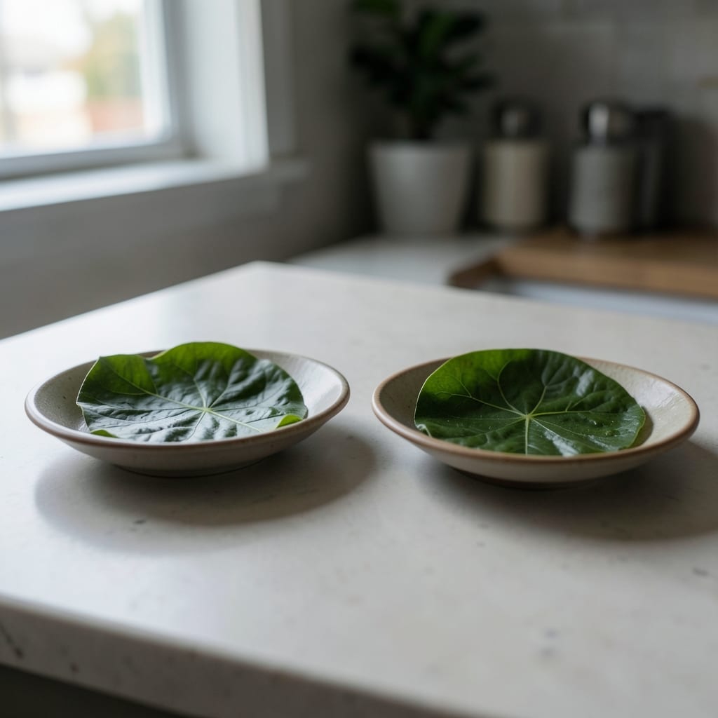 Two versions of the same dish, side by side