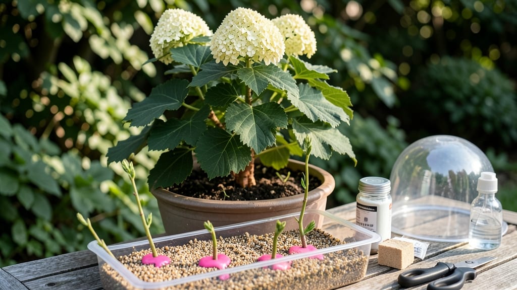 Oakleaf Hydrangea Propagation: Layering Trick for 90% Success Rate