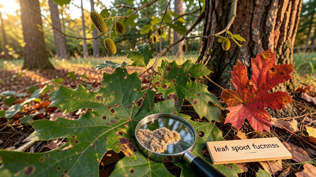 Red Oak Leaf Spots: Copper Spray Cure for Fungal Spot Control