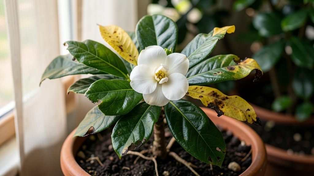 Gardenia Leaf Problems: Copper Spray Fix for Crispy Edges & Fungal Spots