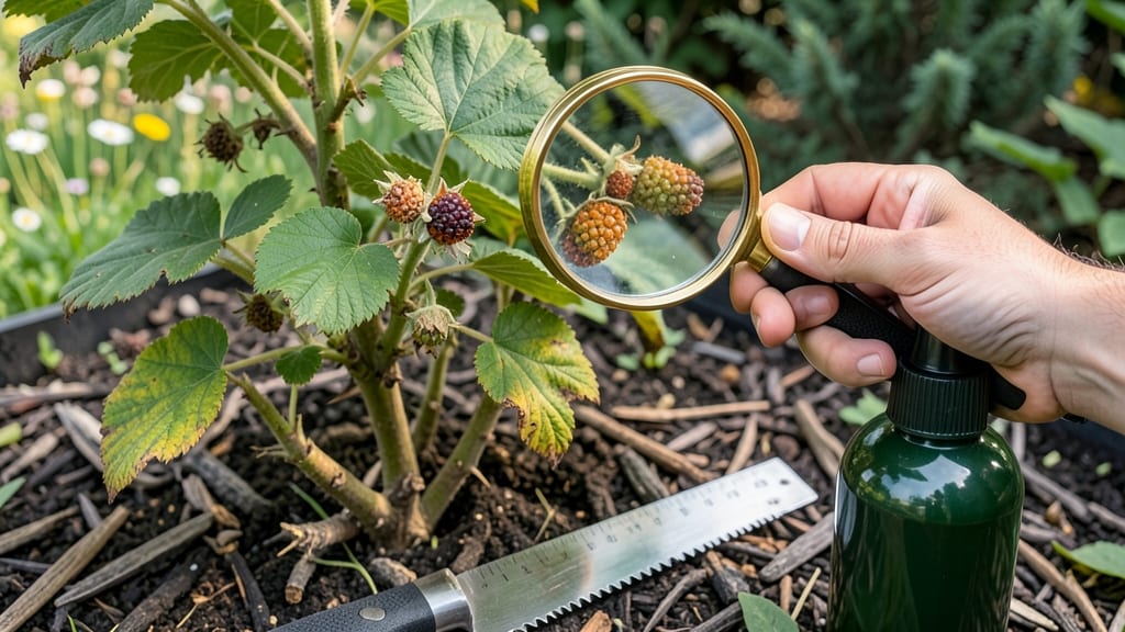 Blackberry Leaf Rust: Copper Spray Fix for Crispy Edge Revival in 24 Hours