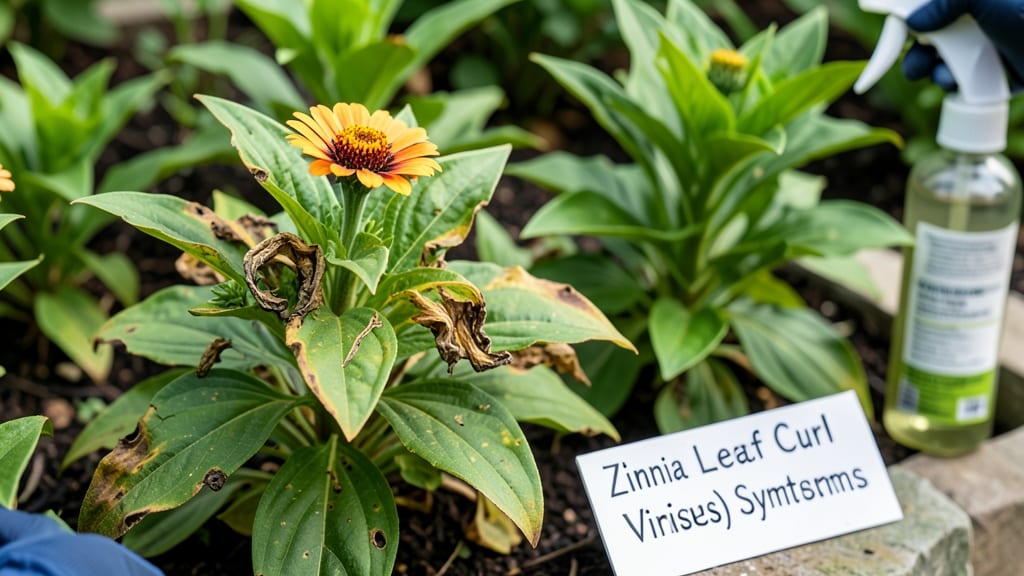 Zinnia Leaf Curl: Copper Spray Revival for Crisp Edges Fast