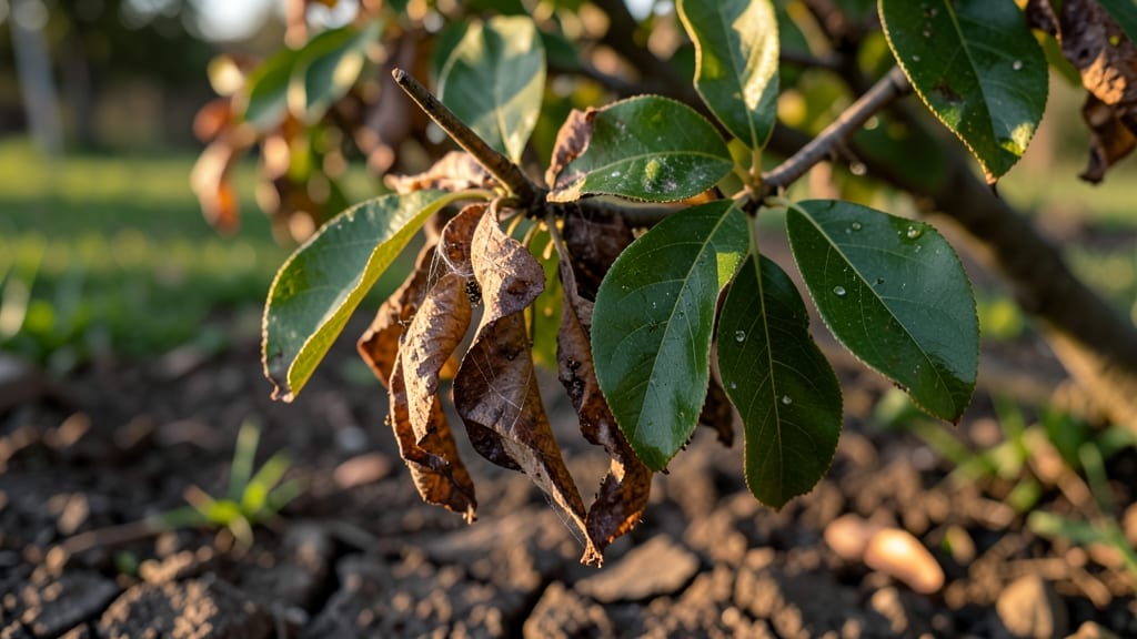 Peach Tree Leaf Wilt: Copper Spray Rescue for Fungal Spot Eradication