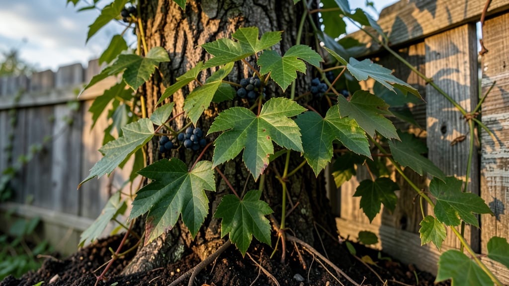 Five Leaf Vine On Tree: Year-Round Foliage Secrets for Healthy Growth
